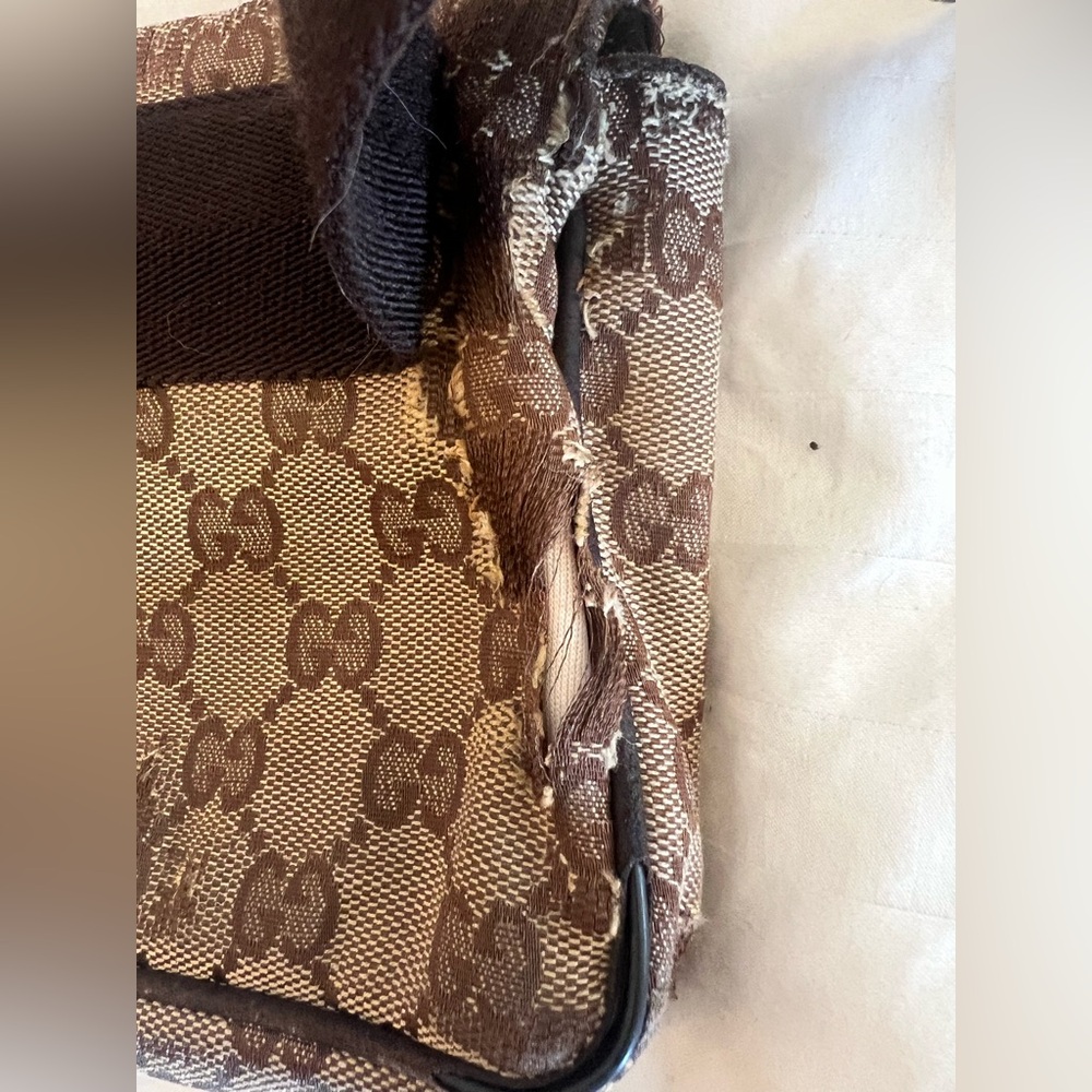 Very Loved Extremely Rare Gucci Monogram Belt Bag - image 8